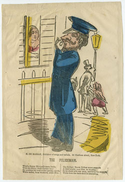 The Policeman. New York: H. De Marsan, [between 1840 and 1880]. (McAllister Collection)